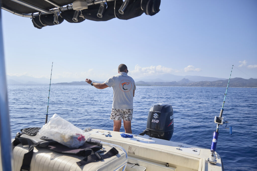 Frederic Caliendo, charter fishing en Corse